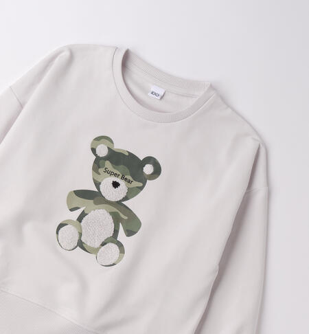 Felpa per ragazza iDO GRIGIO-0561