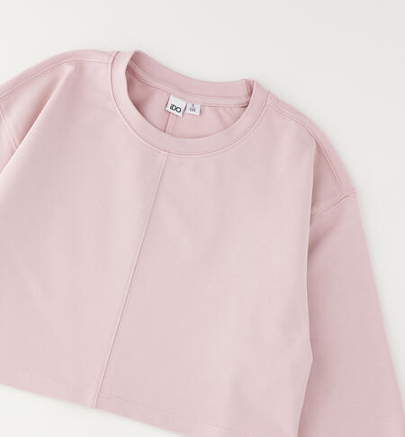 Felpa per ragazza iDO MAUVE-2783