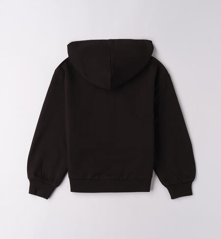 Felpa per ragazza NERO-0658