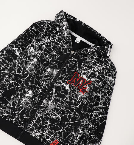 Felpa per ragazzo iDO NERO-BIANCO-6BVN