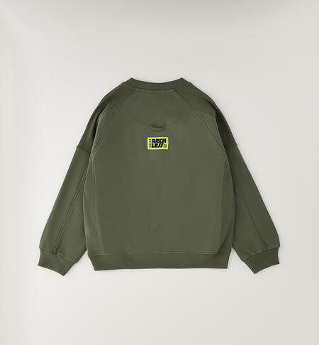 Felpa per ragazzo iDO VERDE MILITARE-5554