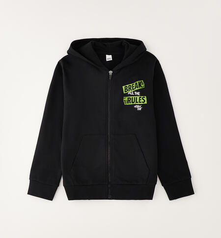 Felpa per ragazzo NERO