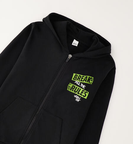 Felpa per ragazzo NERO-0658