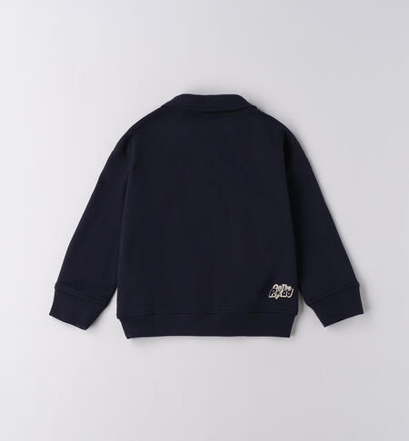 Felpa polo bambino NAVY-3885