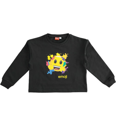 Emoji capsule girl sweatshirt  from 8 to 16 years by iDO NERO-0658
