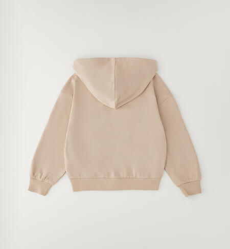 Girl's hoodie BEIGE-0941
