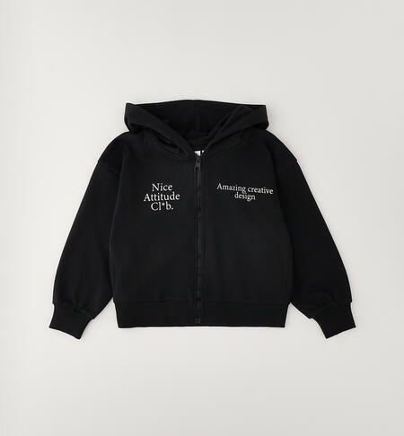 Girl's hoodie BLACK
