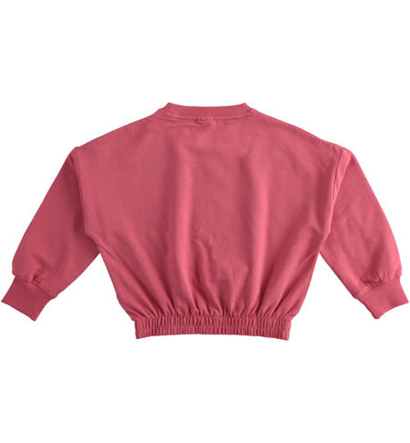 Felpa ragazza con glitter - da 8 a 16 anni iDO SLATE ROSE-2527