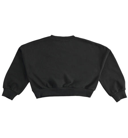 Cropped girl sweatshirt  from 8 to 16 years by iDO NERO-0658