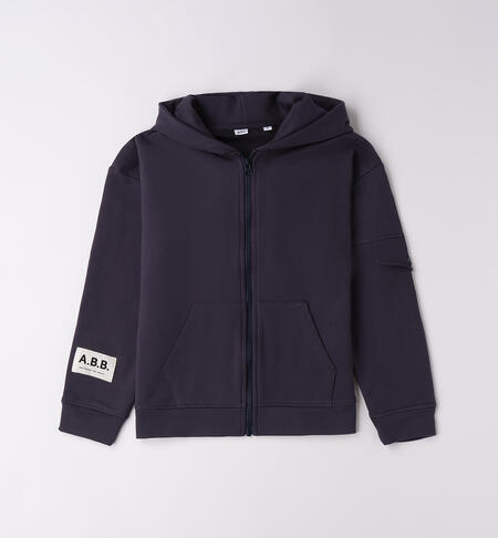 Unisex boys' sweatshirt BLU SCURO-3849