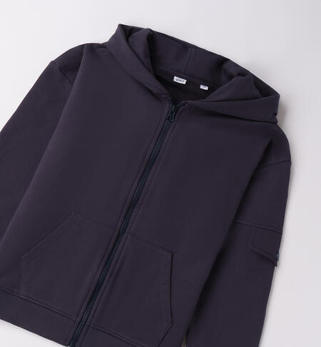 Unisex boys' sweatshirt BLU SCURO-3849