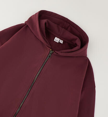 Felpa ragazzi modello unisex BORDEAUX-2953