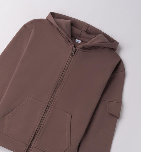 Unisex boys' sweatshirt CACAO-0641