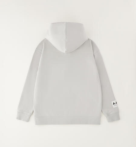 Boys' unisex sweatshirt GRIGIO-0515