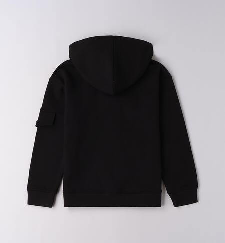 Felpa ragazzi modello unisex NERO-0658