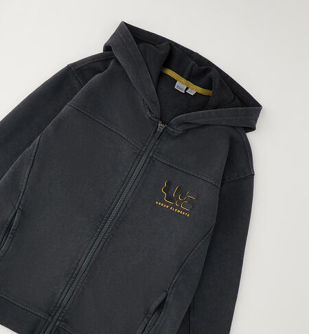 Felpa ragazzo 100% cotone GRIGIO-0567