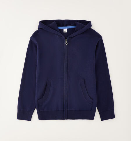 Felpa ragazzo 100% cotone BLU
