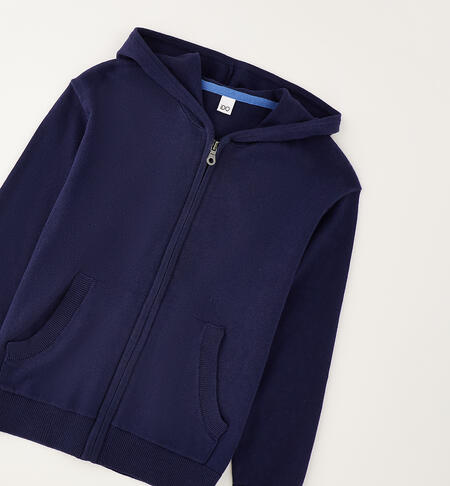 Felpa ragazzo 100% cotone NAVY-3854