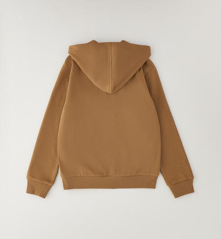 Felpa ragazzo con cappuccio BEIGE-0729