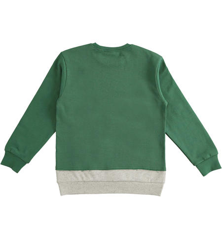 Boy sweatshirt with pocket  from 8 to 16 years by iDO VERDE-4726