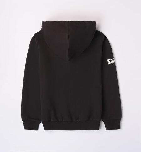 iDO hoodie with pockets for boys from 8 to 16 years NERO-0658