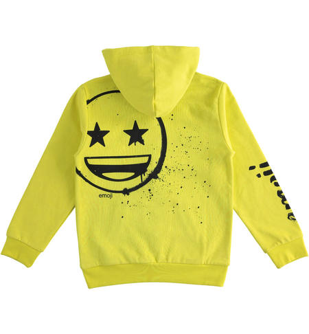 Boy Emoji sweatshirt  from 8 to 16 years by iDO GREEN ACID-5262