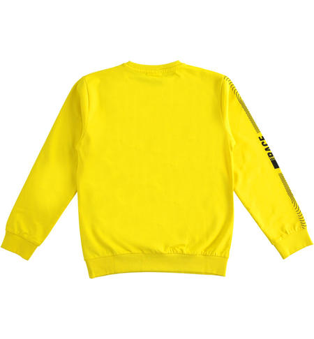 Boy crewneck sweatshirt  from 8 to 16 years by iDO GIALLO-1444