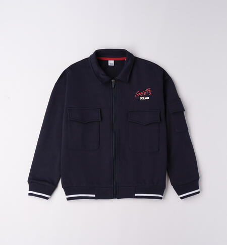 Boys` cotton sweatshirt BLUE