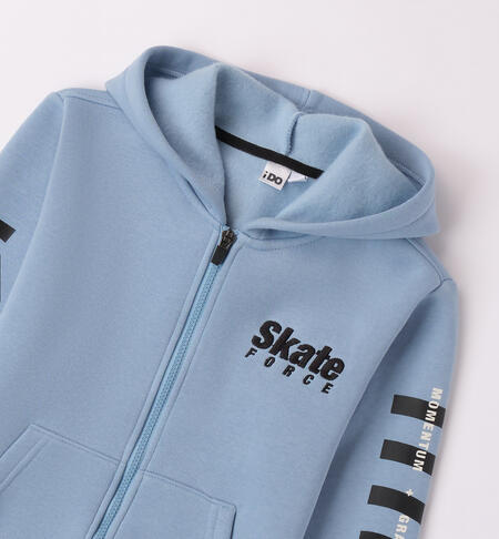 iDO skate-themed sweatshirt for boys aged 8 to 16 years AZZURRO-3873