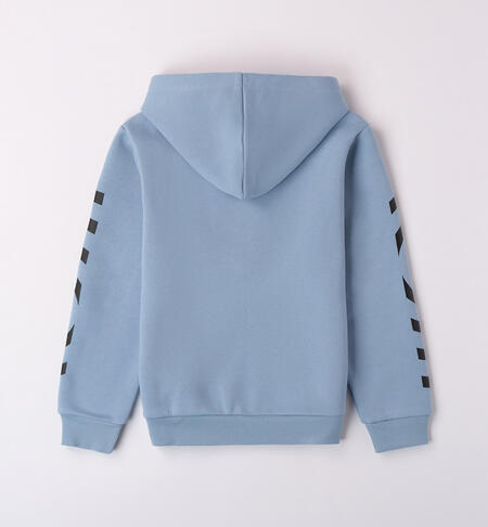 iDO skate-themed sweatshirt for boys aged 8 to 16 years AZZURRO-3873