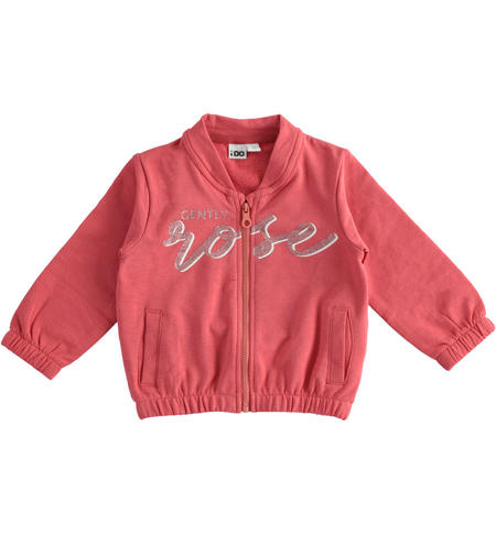 Sports sweatshirt for girls from 9 months to 8 years iDO SLATE ROSE-2527