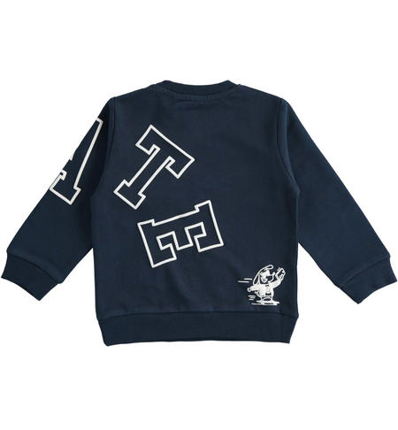 Boy's sports sweatshirt from 9 months to 8 years iDO NAVY-3885