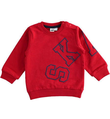 Boy's sports sweatshirt from 9 months to 8 years iDO ROSSO-2253
