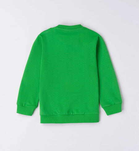 iDO green sweatshirt for boys aged 9 months to 8 years VERDE-5135