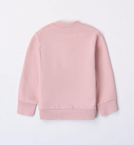 iDO lightweight sweatshirt for girls from 9 months to 8 years MAUVE-2783