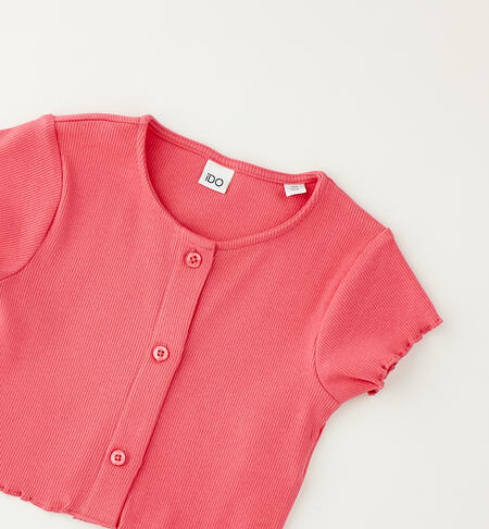 Ribbed jacket for girls ROSA-2325