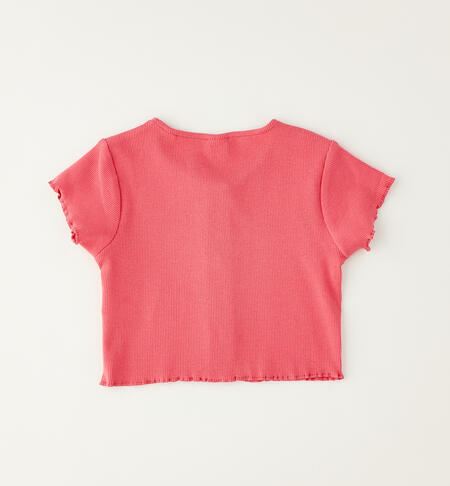 Ribbed jacket for girls ROSA-2325