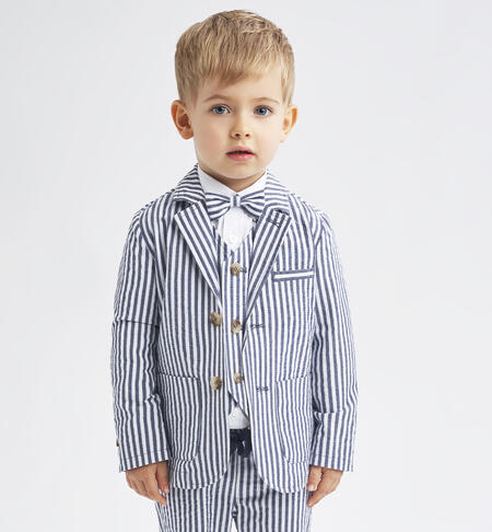 Striped jacket for boys NAVY-3854