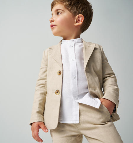 Giacca cerimonia bambino BEIGE-0436