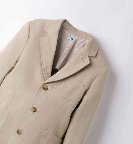 Giacca cerimonia ragazzo BEIGE-0436
