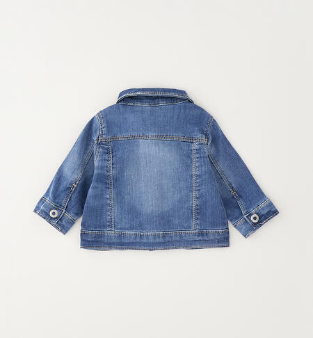 Denim jacket for newborn girls STONE WASHED CHIARO-7400