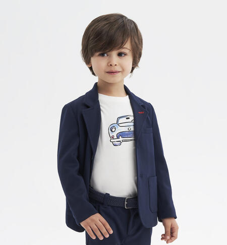 iDO stylish jacket for boys aged 9 months to 8 years NAVY-3885