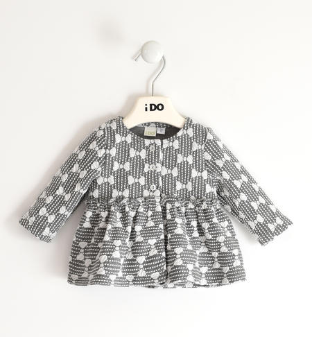 Elegant baby girl jacket from 1 to 24 months iDO GRIGIO MELANGE-8967