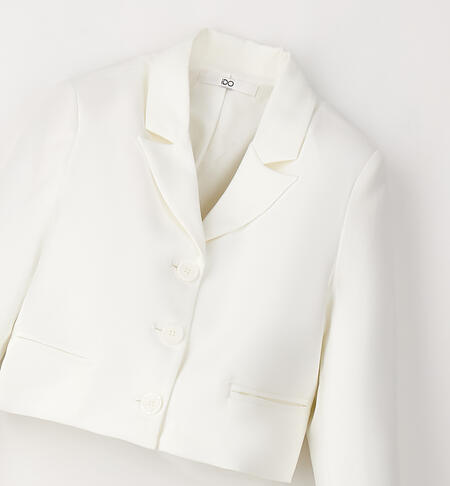 Giacca per ragazza elegante PANNA-0112