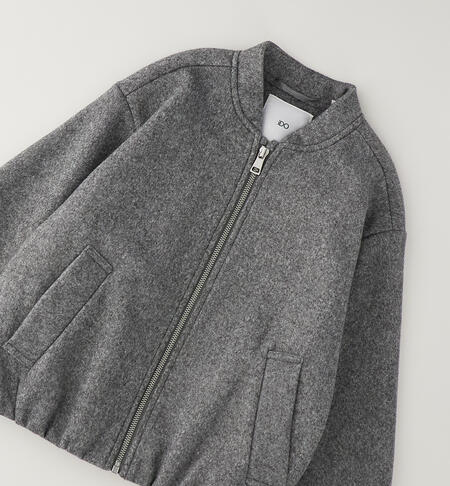 iDO jacket for girls GRIGIO MELANGE-8970