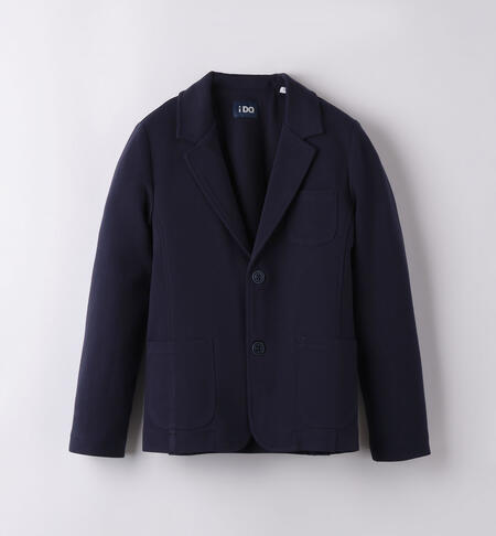 iDO elegant jacket for boys from 8 to 16 years NAVY-3885