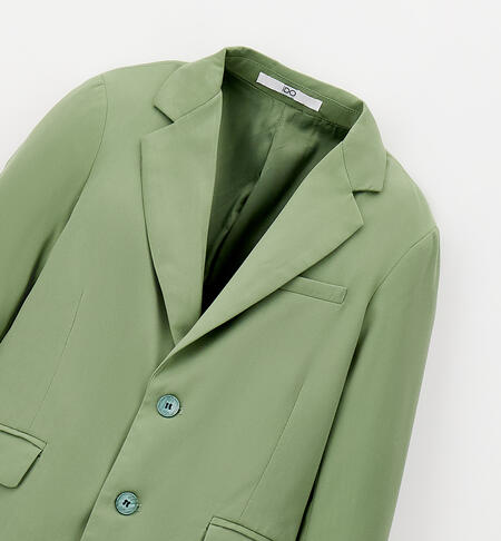 Giacca ragazzo elegante VERDE SALVIA-4921