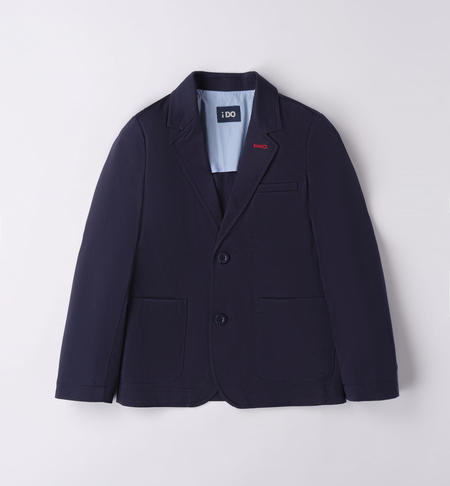Giacca ragazzo in satin BLU