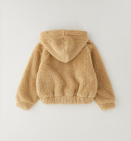 Girls' jacket BEIGE-0734