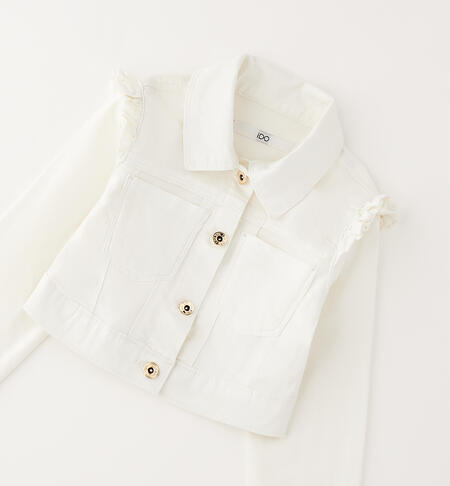 Giacchetto iDO per bambina PANNA-0112